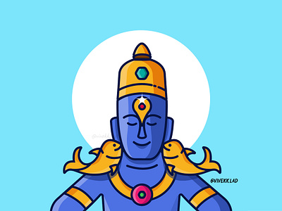Vithoba - Lord Vitthal adobe illustrator art design digital art graphic design illustration vector