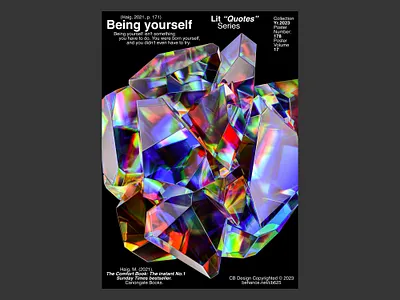 CB Design PC-178 3d 3dposter abstract c4d cinema4d dailyrender gradient layout maxon poster typography