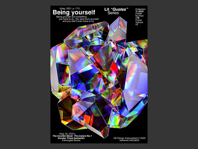 CB Design PC-178 3d 3dposter abstract c4d cinema4d dailyrender gradient layout maxon poster typography