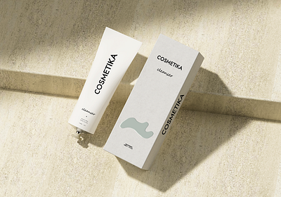 COSMETIKA - Package Design beauty branding cosmetics design graphic design logo package design packaging typography vector