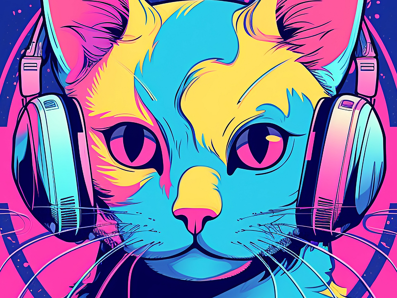 dj cat by Daria on Dribbble