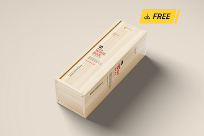Free Wooden Wine Box Mockup box mockup free mockup free mockups free psd wine box mockup wood mockup