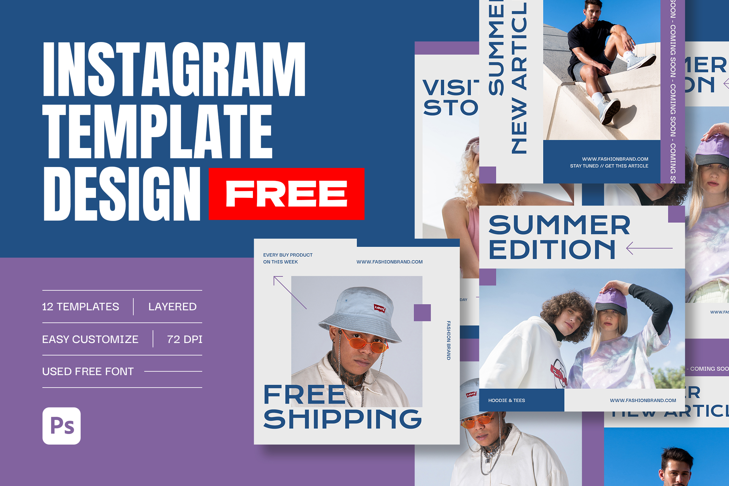 FREE DOWNLOAD - Hypebeast Instagram Fashion Template Design By ...