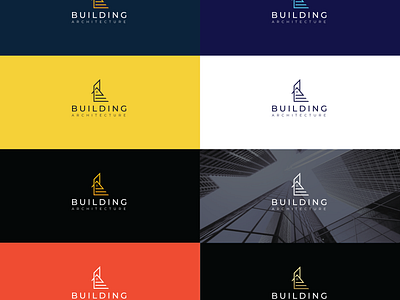 Building Architecture Logo 3d animation branding color design dribbble ecommarce graphic design icon illustration iphone logo minimal mobile modern motion graphics typrography ui