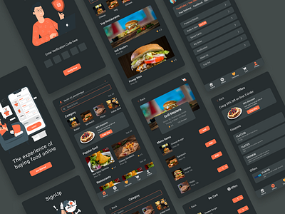 Savory UI/UX Design for a Mouthwatering Food Mockup App design inspiration design process design trends designcommunity food mockup app food ui foodappdesign graphic design mobile app design mockupdesign ui ux design userexperience userinterface visual design