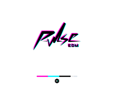 Pulse EDM - logo design branding design graphic design illustration logo vector