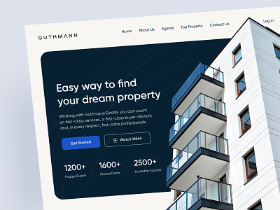 🏙 Real estate website | Hyperactive agency airbnb apartment branding cta design hero section hyperactive interfaces product design property property website real estate rental residence typography ui user friendly ux web design