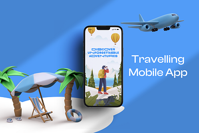 Tour & Travel Mobile App Design app design concept shot design figma graphic design mobile app mobile design mobile ui sketch travel travelling app travelling mobile app ui uiux