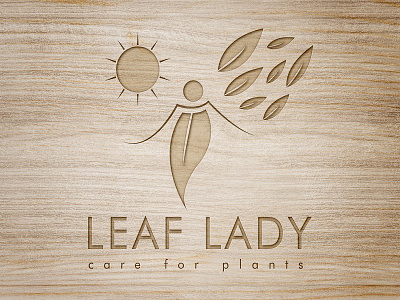 LEAF LADY LOGO DESIGN