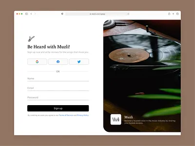 Daily UI - Sign up dailyui signup ui uiux uiuxdesign ux webdesign
