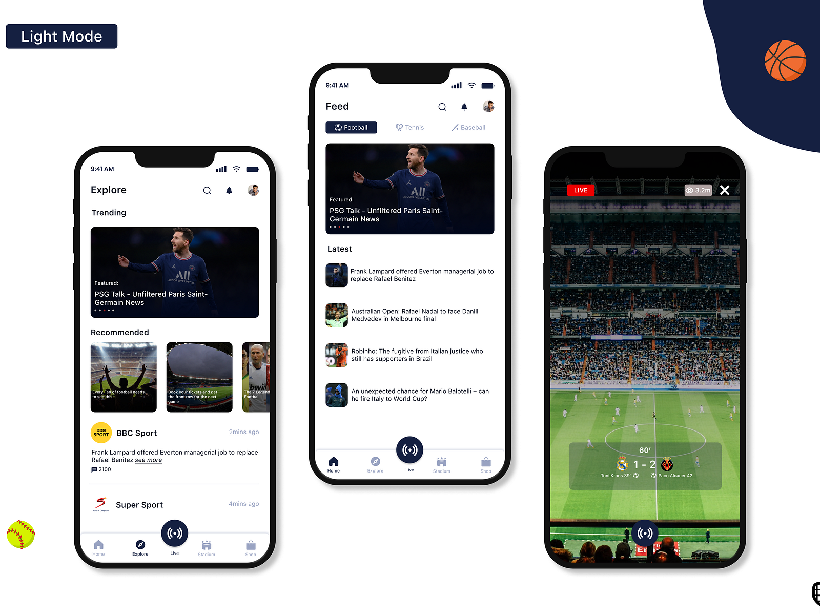 Sports App UI Design Concept by Daramola Femi Oluwatobi on Dribbble