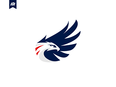 The Mighty Eagle Logo Concept cartoon design eagle graphic design hawk illustration logo sports logo vector