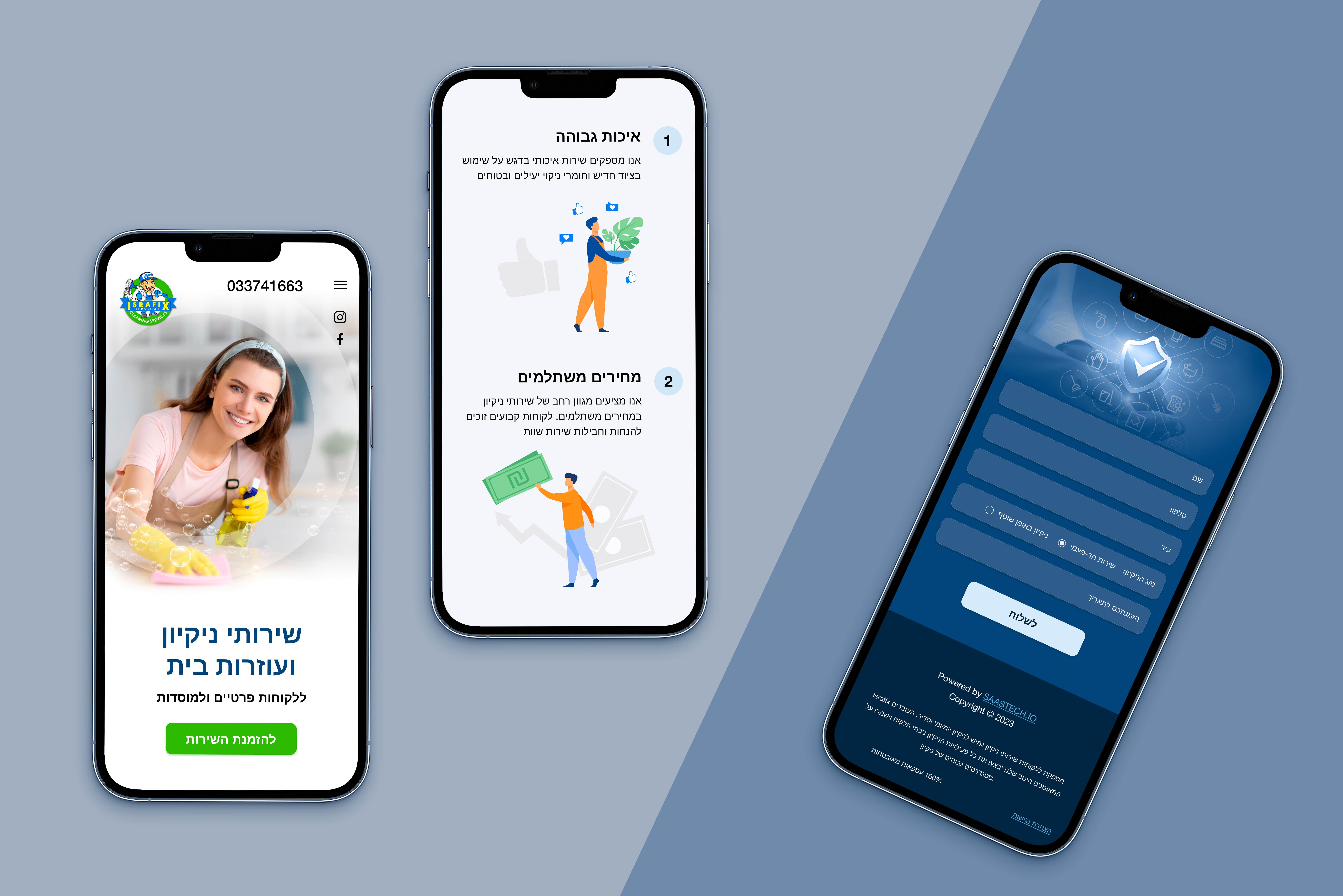 Landing Page for a cleaning company cleaning design landing page mobile ui ux web