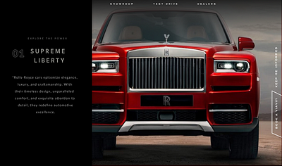 Prototype Design for ROLLS ROYCE animation branddesigner branding brandmarketing build designdrug figma motion graphics motiondesign productdesigner prototyping redesign rollsroyce ui watchmegrow