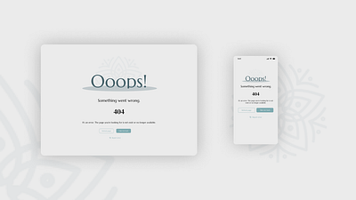 #DailyUI 008 - Error Page dailyui design ui