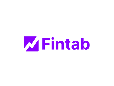 Fintech startup logo branding finance fintech logo logo design logo icon logotype modern negative space purple startup startup logo tech vector