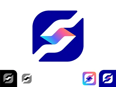 Sport Logo Design / FS ai brand identity branding design gamer gaming gradient icon illustration logo logo designer logos logotype marin marin gorea marks paris sport logo sporting sports