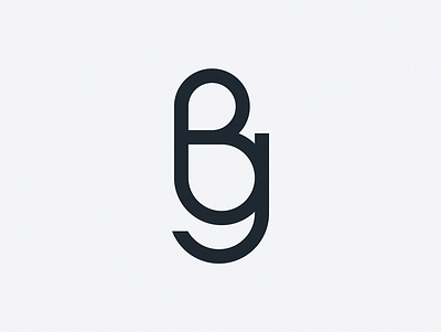 g+B /monogram/ bg concept gb letter logo monogram