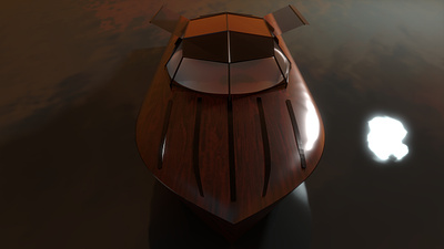 3D design of a luxury small boat 3d 3d design 3d model 3d render blender design italian luxury riva unique yacht