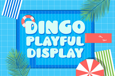Dingo - Playful Kids Display animation branding cartoon children comic cute design display font fun graphic design illustration kids kindergarten logo playful school typeface