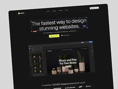 Uizard Website Concept ai webdesign