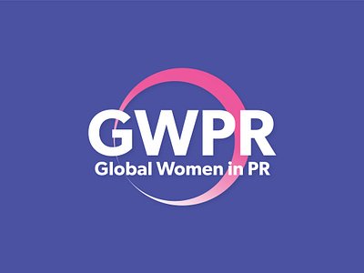 Global Women in PR branding design graphic design logo