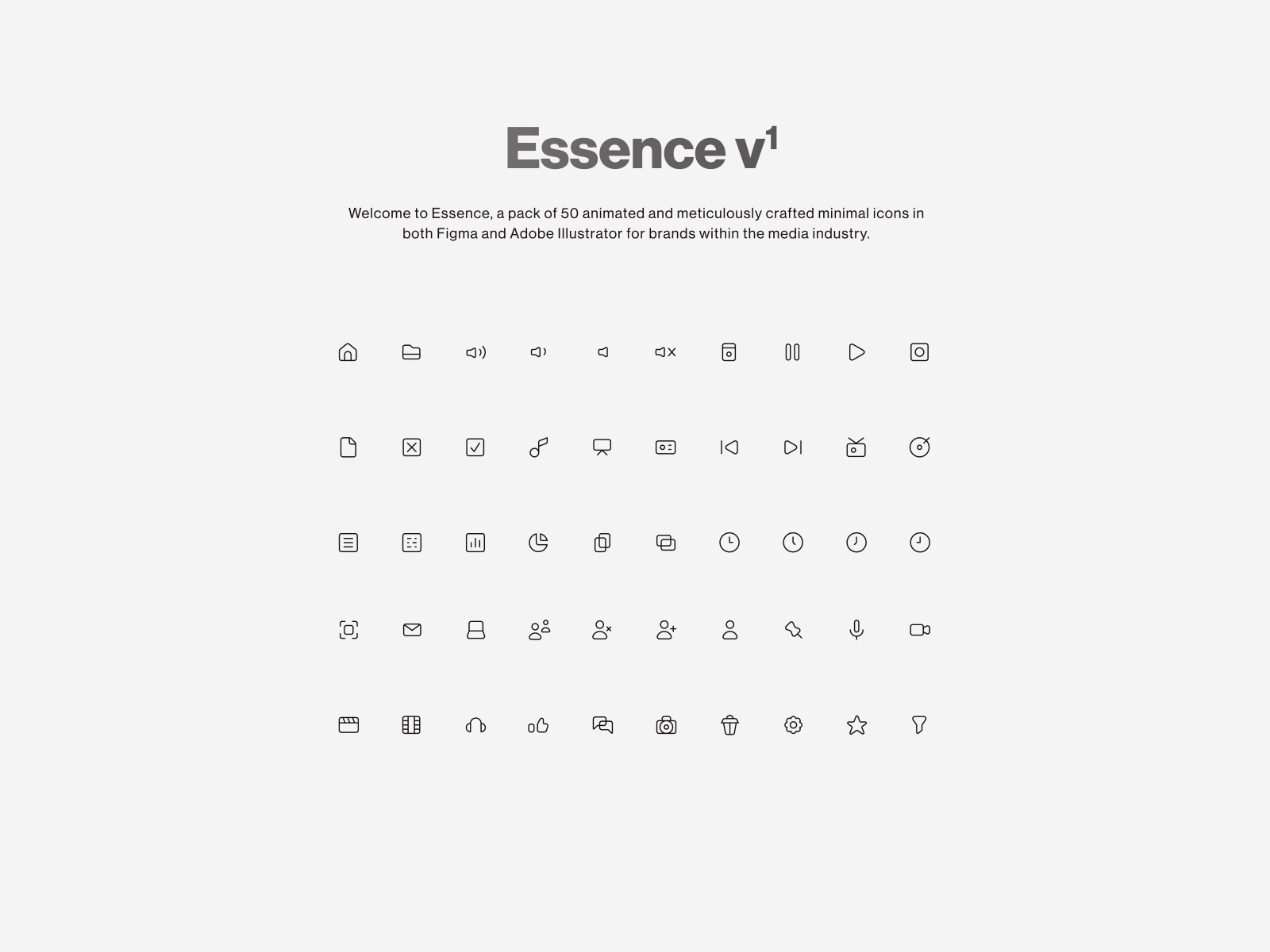 Essence v1 - A Minimal Icon Pack aesthetic branding branding and identity clean creative market design dribbble for sale icon icon design icon pack identity illustration minimal modern product simple ui ux vector