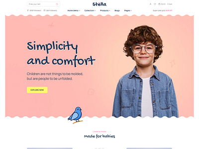 Shopify 2.0 Kids Store Theme design ecommerce shopify shopifydesign shopifyseller shopifystore shopifytheme theme webdesign website