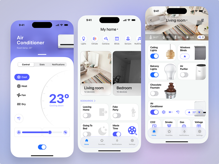 Smart Home App by Vlad Vul on Dribbble