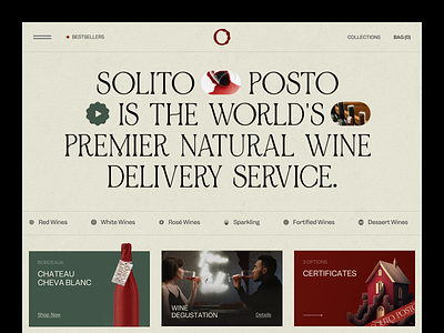 Solito Posto Website design interface product service startup ui ux web website