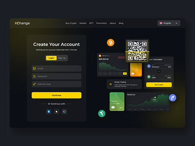 Crypto trading platform bitcoin crypto dashboard log in obvious obvious design obvious studio platform saas trading web app web design