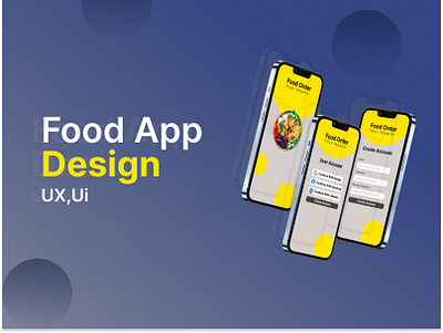 Food App Design UX,UI app design graphic design logo ui