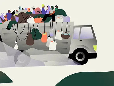 Camion after animation camion design graphic design illustration motion