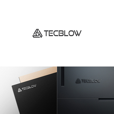 tech logo art branding design digitalart graphic design illustration lettermark logo logodesign minimal modern tech technology vector
