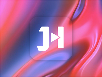 JH Media Logo - Branding, Mark, Symbol, Modern, Lettermark 3d animation branding creative logo graphic design icon jh logo lettermark logo logo design media media logo modern motion graphics play symbol typography ui