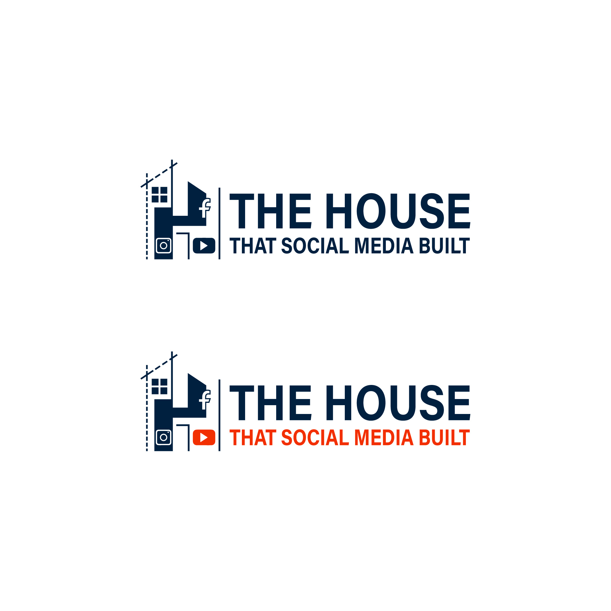 social media art branding building design digitalart facebook graphic design house illustration instagram lettermark logo logodesign realestate socialmedia vector youtube