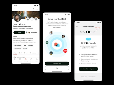 RediLink - Profile Set Up app branding clean design clear design colors design fonts illustration intro landing mobile app mobile design mobile ui mobile ux palettes polished profile set up set up ui design visual identity