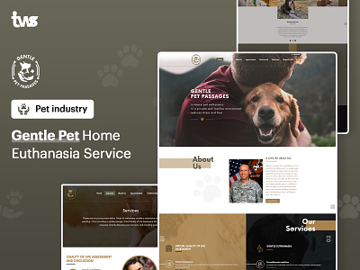 Gentle Pet Passages Industry combination css design developer development graphic design illustration ui ui design ux vector website