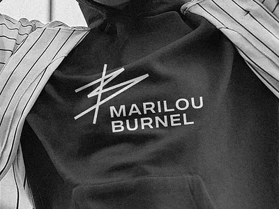 Marilou Burnel artist dj electronicmusic initials lettering lettermark logo mb music music artist typo typogaphy wordmark