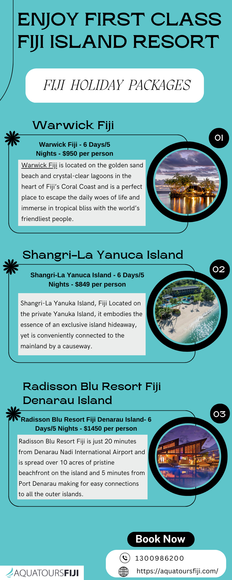 Enjoy First Class warwick Fiji Island Resort by Aqua Tours Fiji on Dribbble