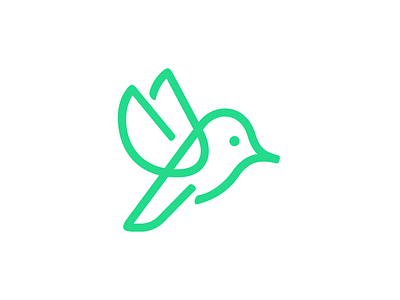 From the Archives - Unused Bird Logo beak bird brand flap fly identity logo mark symbol wing wings
