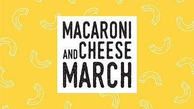 Macaroni March design foodie graphic design icons pattern typography vector