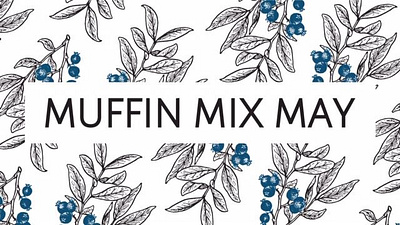 Muffin Mix May design graphic design illustration