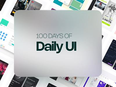 100 Days Of DailyUI 100 days of daily ui animation app dailyui dailyuichallenge design design challenge design inspiration ui ui animation ui daily uianimation uicollection uidesigns ux website