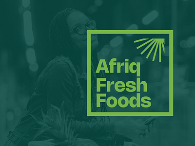 Afriq Fresh Foods Brand Identity africa brandidentity combination mark design logo supermarket tothesteward vector