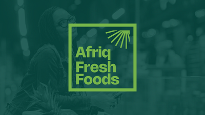 Afriq Fresh Foods Brand Identity africa brandidentity combination mark design logo supermarket tothesteward vector
