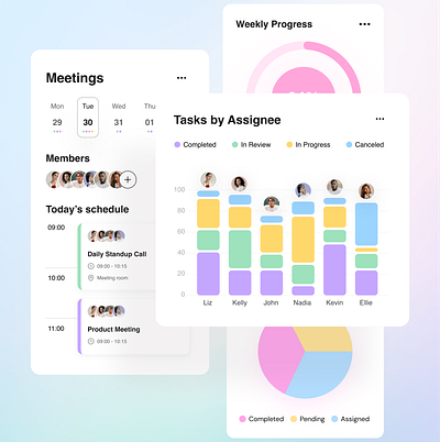 Dashboard - Cards and Components✨ 3d adobe xd analytics branding dashboard dashboard cards dashboard components dashboard design dashboard ui design figma illustration logo stats task management task management dashboard ui uidesign uiux ux