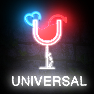 UNIVERSAL NIGHT CLUB 3d animation branding graphic design logo ui