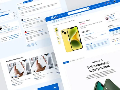 eBay Redesign amazon buyer delivery design e commerce ebay iphone market place marketplace seller shopping smarphone ui