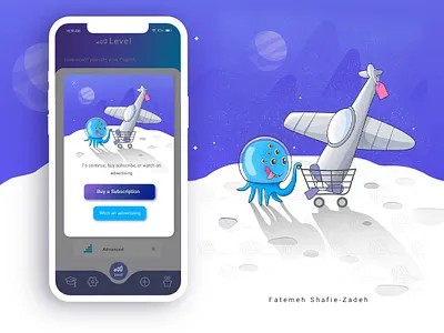 White Board App astronomer astronomy illustration buy a subscription camwa brand camwabrand comva galaxy illustration google ads interface design language modal octopus pink app popup product design ui user experience wb logo whiteboard whiteboard logo
